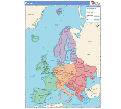 Europe map example